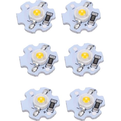 25 Hochleistungs-LEDs (1 W, 200 lm), 5 V, warmweiß (3000–3200 K) für DIY-Beleuchtungsprojekte
