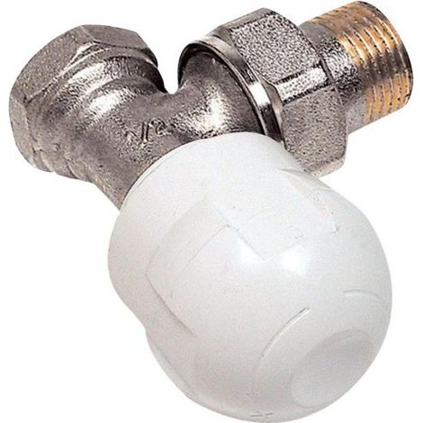robinet manuel de radiateur - equerre nickelé - 15 x 21 - altech 1981362 (1/2)