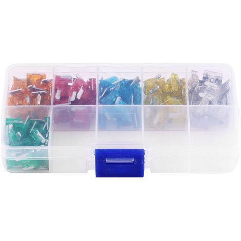 120 pieces of durable 5A-30A micro mini blade fuses, premium zinc alloy for cars, SUVs, boats, motorcycles, home (1/5)