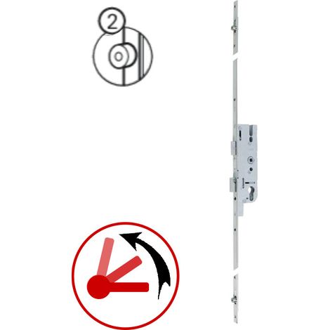Ferco – Crémone à larder EUROPA 40mm – 2 galets carré 7 – Longueur 2150mm – Finition ferGUard – Système de verrouillage renforcé