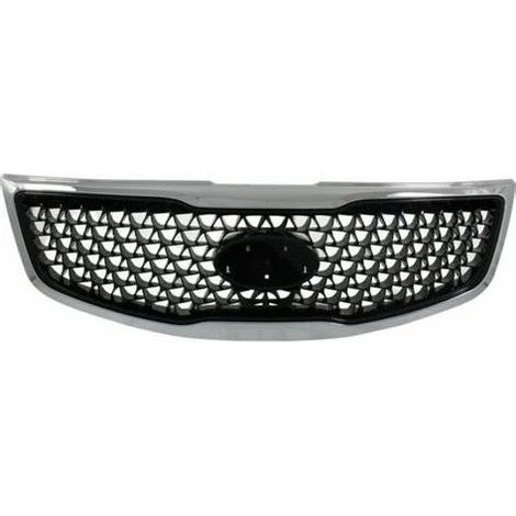 Grille de calandre avant noire avec moulure chromée Kia Sportage 3 (SL) 2014-2016