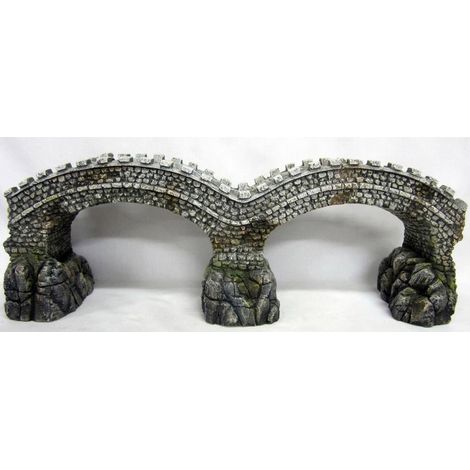 Ponte Romano 14,5x6x8 cm decorazione per acquari