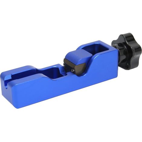Outil d'écartement de bougie d'allumage en métal bleu robuste universel pour bouchons NGK 6061 10mm 12mm 14mm 16mm (1/5)