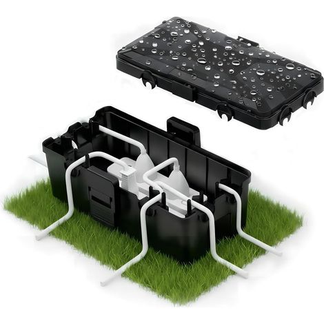 Boite Étanche Électrique Extérieur Boitier Electrique Etanche 23 × 11 × 7 cm, 6 Entrée de Joint de Câble, pour Rallonge, Prises de Jardin, Minuterie Extérieure (1/5)