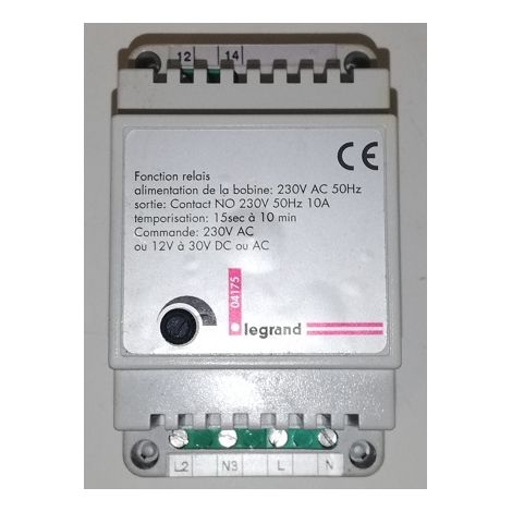 Legrand 004175 Zeitgesteuertes Steuerschnittstellenrelais