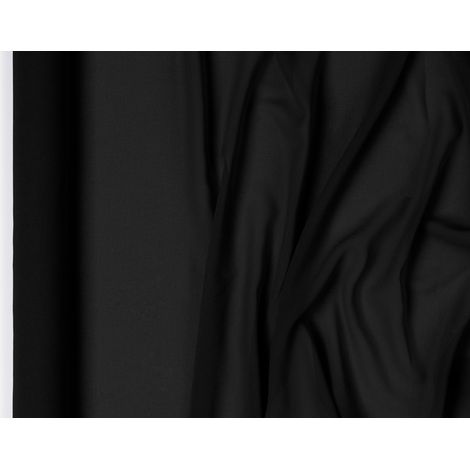 Chiffon-Tischläufer, schwarz, 0,48 x 5 m (1/4)