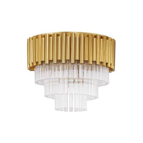 [NEUWERTIG] B-Ware Nova Luce Deckenleuchte Deckenlampe MAGNOLIA Gold E14 LED 5fach dimmbar Lampe (1/2)