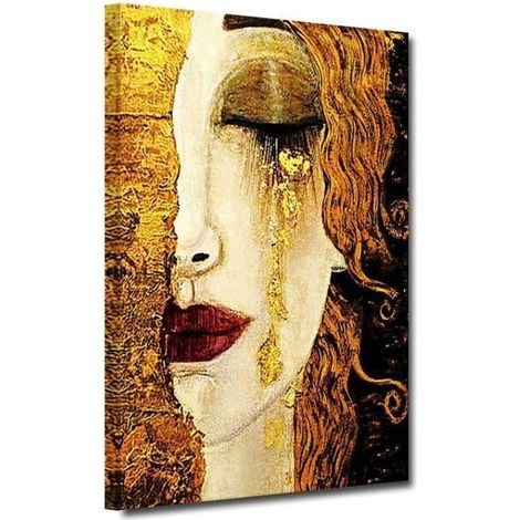 Toile murale abstraite peinture à l\huile sur toile, affiches et impressions pour la décoration de la maison Encadré mural 50x50cm (1/4)