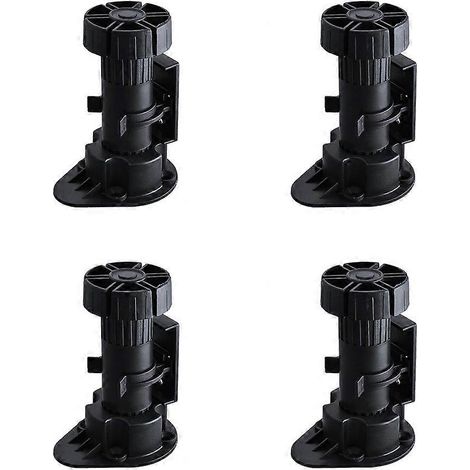 Ensemble de 4 pieds de support réglables pour meubles (armoire, chaise et canapé).
