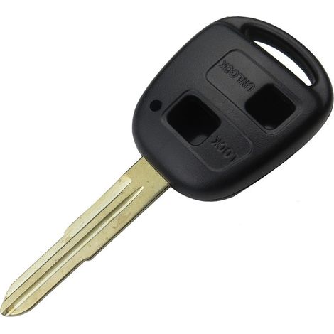 Chiave Guscio Telecomando Toyota Yaris Rav4 Corolla Avensis 2 Tasti (1/3)