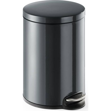 Durable 341258 Bidone della spazzatura 20 l (Ø x A) 29.2 cm x 45.5 cm Metallo, Plastica Grigio antracite 1 pz. (1/5)