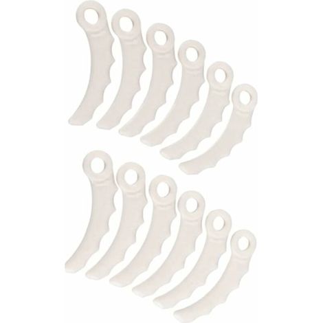 Lot de 12 lames de rechange pour débroussailleuse Makita 198426-9 198383-1 DUR368AZ DUR369AZ DUR368LZ (1/5)