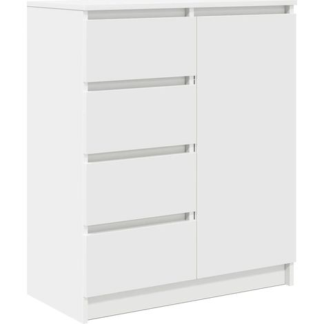 Maison Exclusive - Aparador con cajones blanco 71x35x84 cm madera