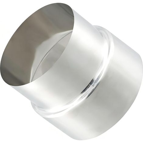 Stove Pipe Pipe Reducer, Stove Pipe Reducer, Stainless Steel Chimney Adapter, Chimney Pipe Reducer (ø100mm to ø90mm) (1/5)