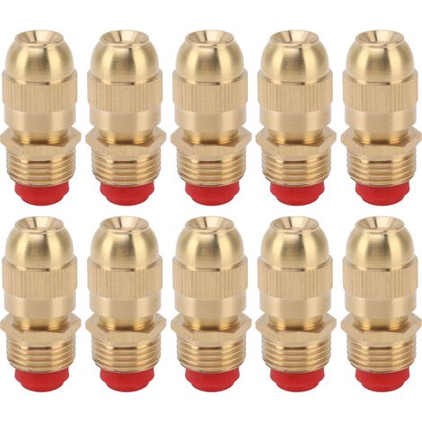 10 Pièces Buse d'Arrosage Réglable G1/2 Mâle pour Irrigation Jardin, Tête de Pulvérisation Compacte (1/5)