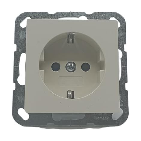 GIRA 445301 PRISE DE COURANT BLANC CRÈME BRILLANT IP20