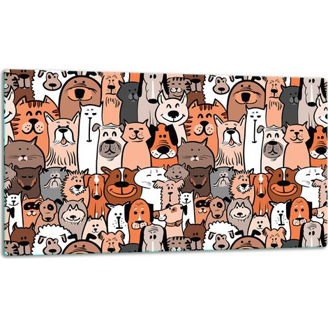 Glasschneidebrett 52x30 Comicbuch (1/5)
