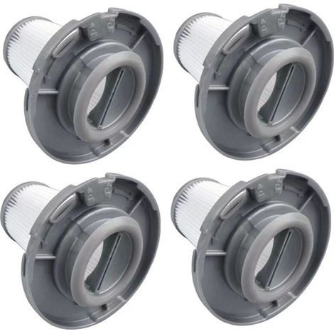 4er-Pack Ersatzfilter für Rowenta X-Force Flex 8.60 Akku-Staubsauger RH96XX RH9678 RH9637 RH9677 RH9679 RH9690 RH9638 RH9639 RH9639WO und X-PERT 6.60 GZ3039 GZ3038, Teilenummer ZR009005