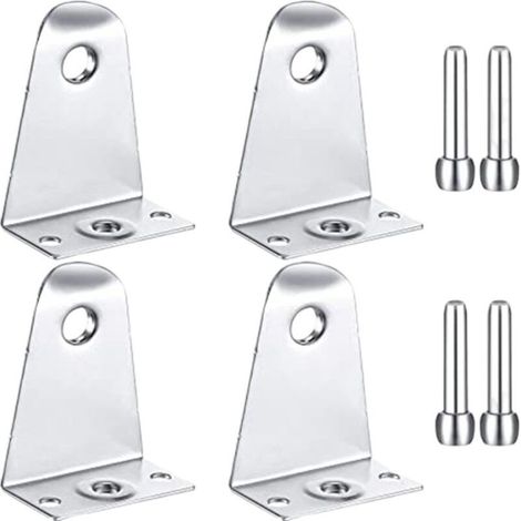 Supports et goupilles de fixation métalliques, supports de stores de rechange pour stores horizontaux, rideaux, fenêtres et portes/// (1/5)