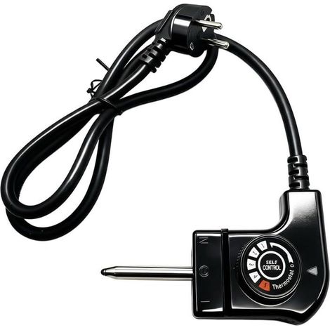 Câble d'alimentation avec thermostat 1 mètre Pour plancha et pichet Contrôle de la température Cor (1/5)