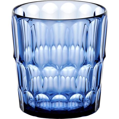 GUZZINI Bicchiere Basso Decoro 2 Vanity Bio-Based D 8,5 Cm 360 Cc Blu (1/5)