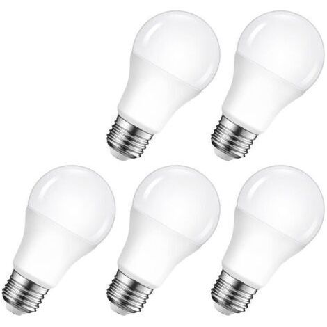 BUNTHAUS Lampe LED à vis E27 15W, ampoule GLS à économie d'énergie Edison, blanc froid 6500K, lampe Non variable, 5 pièces