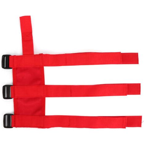 Ceinture de support de fixation d'extincteur de voiture, sangle réglable adaptée pour Jeep Wrangler/GladiatorRed (1/5)