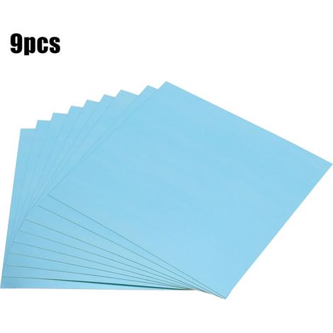 15cm 15cm 0.1mm Carré Acrylique Miroir Carrelage Adhésif DIY Sticker Mural pour Home Room Decor (9pcs) (1/5)