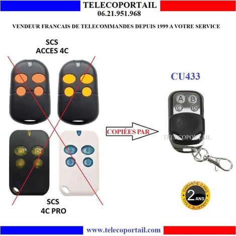TELECOMMANDE COPIEUSE SCS SENTINEL MODELES ACCES 4C ET 4C PRO UNIQUEMENT (VOIR PHOTO) (1/3)