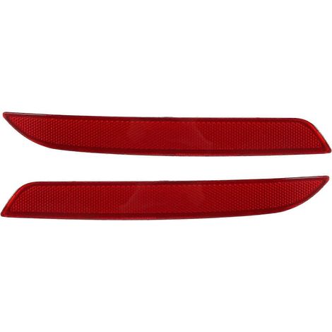Réflecteurs de pare-chocs arrière 63147842955 63147842956 pour BMW Série 5 M-Sport F10 F18 (2011-2016), accessoires, lot de 2 (1/5)