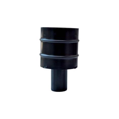 C FUMAIOLO A BOTTE INOX VERNICIATO D  8 CM