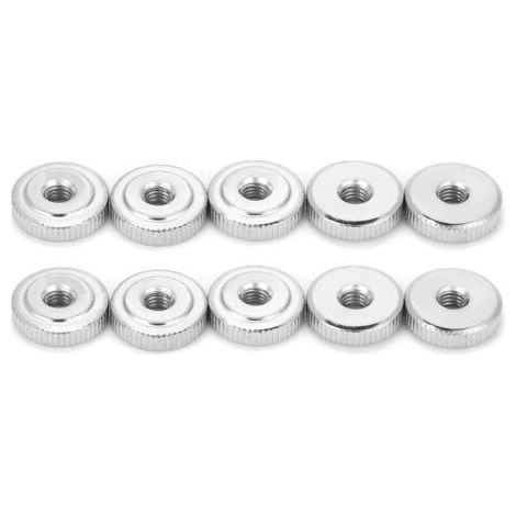 10 Pcs Din467 Gb807 m3 M4 M5 M6 M8 M10 Poignée avec Écrous Noix En Dentelée Pointes Écrou Pouce Mâtré(M5(10pcs)) (1/5)