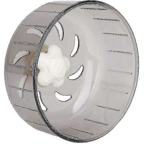 13 cm großes Hamsterlaufrad aus Acryl, Laufband für Kleintiere (Ratten usw.), leises und abwaschbares Spielzeug. (1/5)