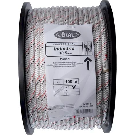 Corda semistatica Beal Industrie 10,5 mm 100 m (1/4)