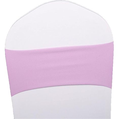 Décorations de Noël : nœuds et élastiques pour chaises, parfaits pour anniversaires, mariages, hôtels et banquets (violet -5)