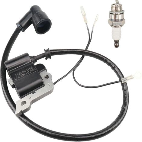 Compatible with the ignition coil set for the leaf blower 150BT/350BT/150BF/350BF, including the corresponding spark plugs, repair kit for the garden blower engine.