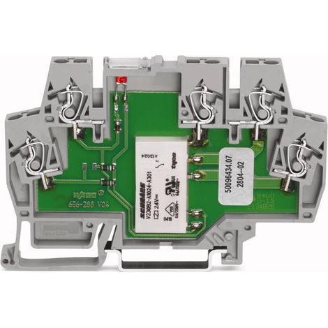 Relé eléctrico wago 5 V/DC 5 A para carril