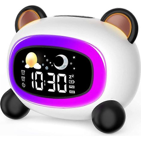 Réveil OK to Wake pour enfants, réveil avec veilleuse pour l'apprentissage du sommeil, pour enfants et tout-petits, réveil lumineux pour enfants (1/5)