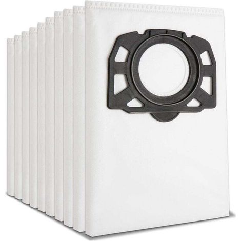 Lot de 10 sacs d'aspirateur pour Kärcher 2.863-006.0, Sacs Aspirateur pour Kärcher WD4 WD5 WD6 WD5P WD6P Premium MV4 MV5 MV6 pour Aspirateur (1/4)