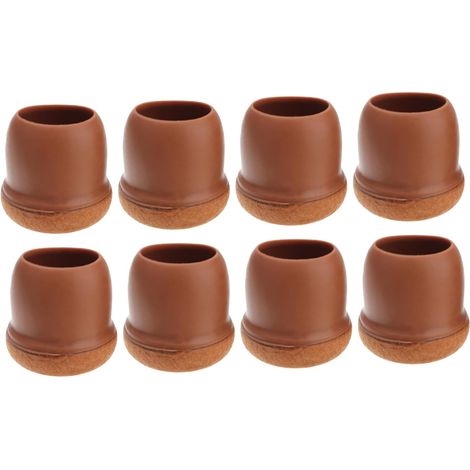 de 8 protections en feutre pour pieds de chaise protections (1/5)