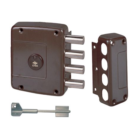 Serratura Legno Applicare 57152 Cisa Dm M4 E.mm 64 Sx
