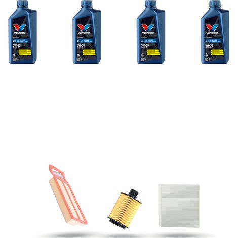 Kit tagliando 3 FILTRI e 4L OLIO compatibile con Alfa Romeo Mito (955) 1,3 jtdm 59kw dal 2013 (1/5)