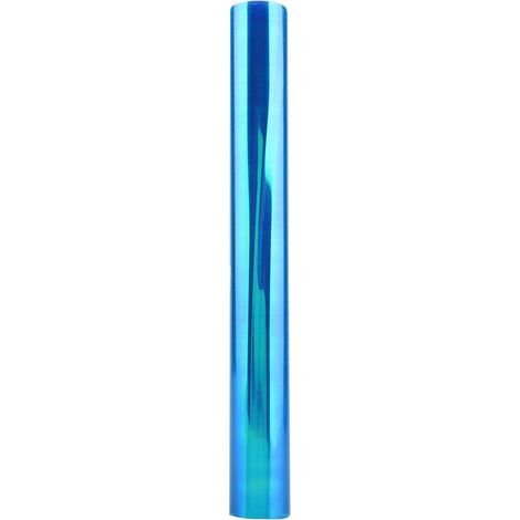 Autocollant de film de phare de voiture, lumière de couverture de film de phare de PVC coloré autocollant automatique d'enveloppe de voiture accessoires(Dark Blue-120 cm) (1/5)