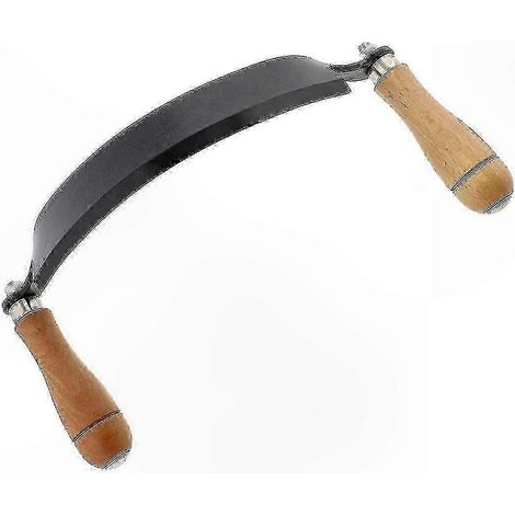 Ciseau à bois courbé 8 pouces pour écorçage et menuiserie artisanale, outil manuel de sculpture sur bois, lame incurvée pour travaux de finition et dégrossissage, lot de 1 pièce. (1/5)