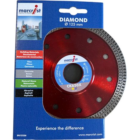 Marcrist CK650X Diamanttrennscheibe für Fliesen - 125mm - für Fliesen (1/2)