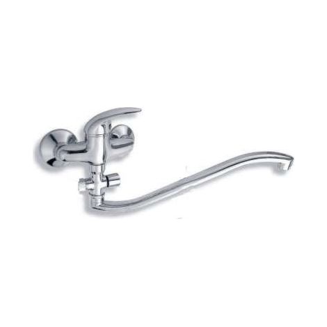 Novaservis Metalia 55 - Mélangeur bain mural sans accessoires 100 mm, chromé 55033/1,0 (1/2)