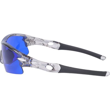 Lunettes de sport Ball Finder, protection UV, portables, pour le cyclisme, avec chiffon de nettoyage et étui de rangement, pour les sports de plein air 9002F Gris (1/5)
