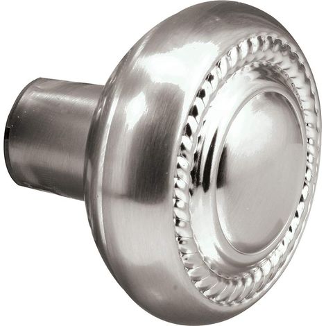 Boutons de porte de style colonial, Poignée de porte intérieure, 1/4'' Entraînement carré en acier forgé, finition nickel satiné, avec broches. (1/3)