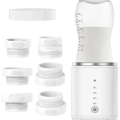 APEX Chauffe Biberon Nomade, Afenau Chauffe Biberon Portable avec Température, 6 Adaptateurs, Rechargeable via USB (1/5)