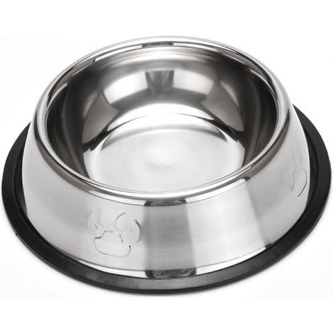 Gamelle pour Chat, 2 Pièces Gamelle Chat INOX Ensemble, Bol Chat, Gamelle Eau Chat, Bol pour Chat, Idéal pour Les Chiots et Les Chats Petits Animaux (1/4)